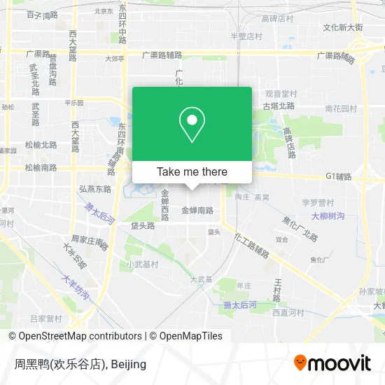 周黑鸭(欢乐谷店) map