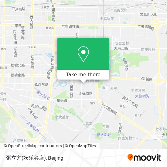 粥立方(欢乐谷店) map