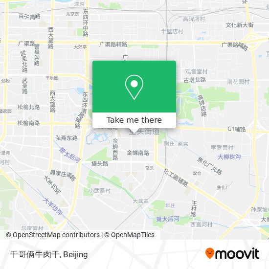 干哥俩牛肉干 map