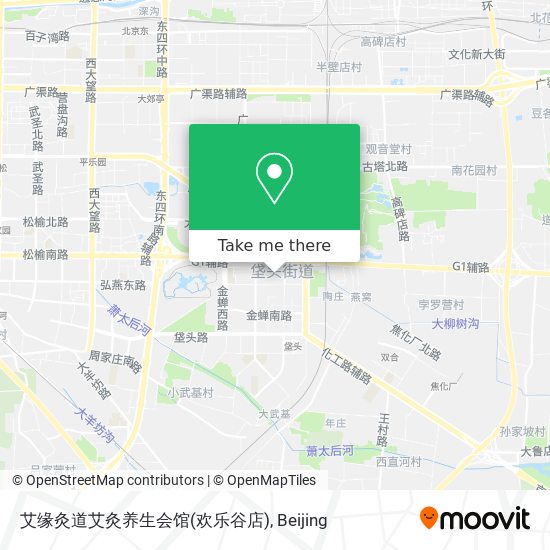 艾缘灸道艾灸养生会馆(欢乐谷店) map