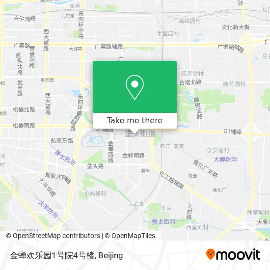 金蝉欢乐园1号院4号楼 map