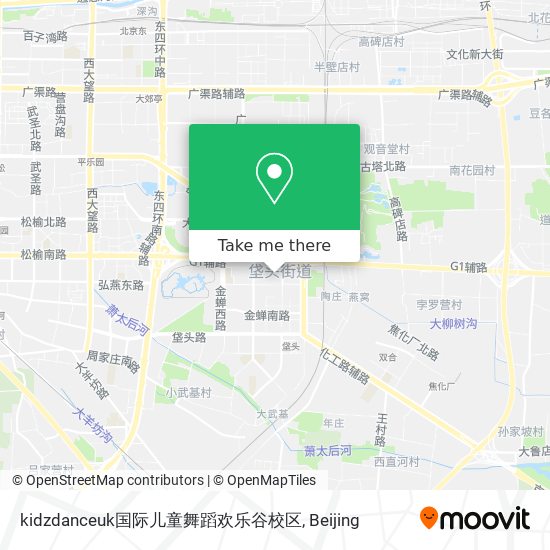kidzdanceuk国际儿童舞蹈欢乐谷校区 map