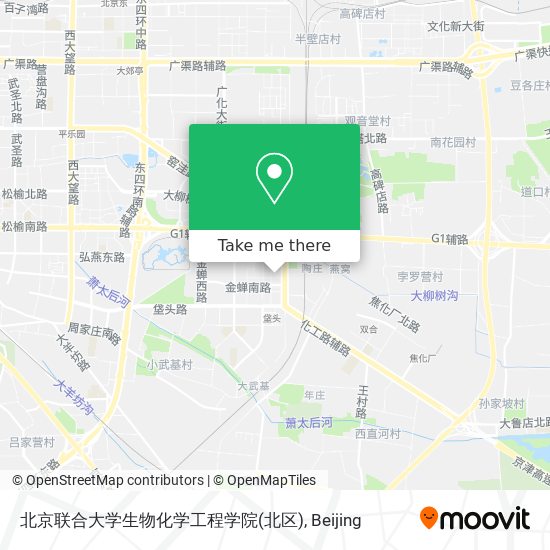 北京联合大学生物化学工程学院(北区) map