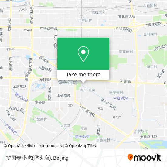 护国寺小吃(垡头店) map