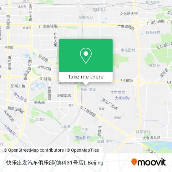 快乐出发汽车俱乐部(德科31号店) map
