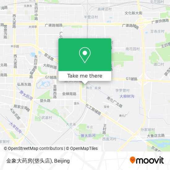金象大药房(垡头店) map