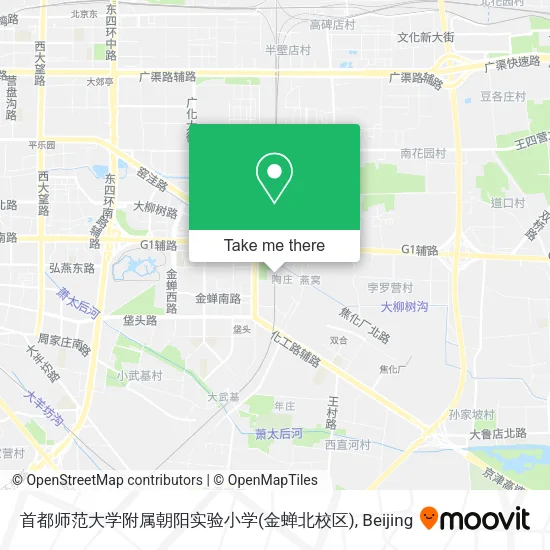 首都师范大学附属朝阳实验小学(金蝉北校区) map