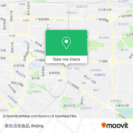 新生活化妆品 map