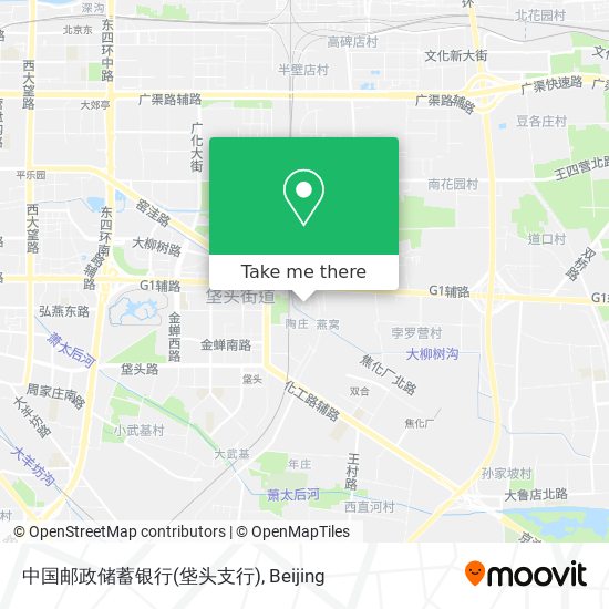 中国邮政储蓄银行(垡头支行) map