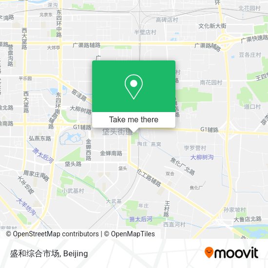 盛和综合市场 map