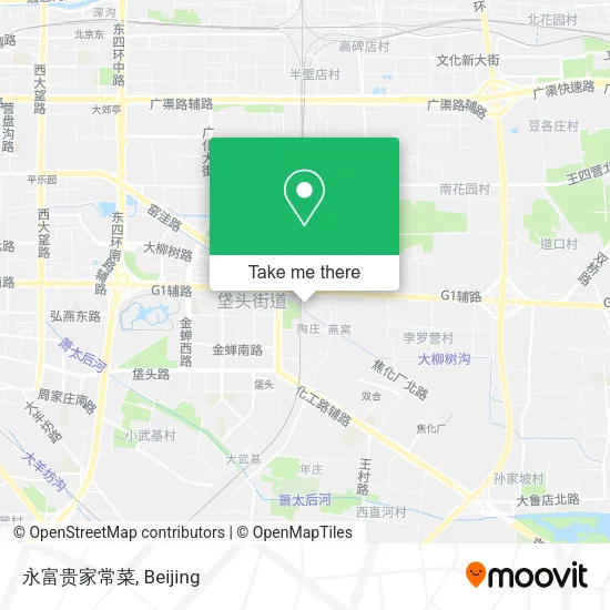 永富贵家常菜 map