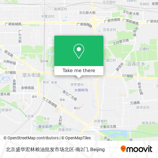 北京盛华宏林粮油批发市场北区-南2门 map