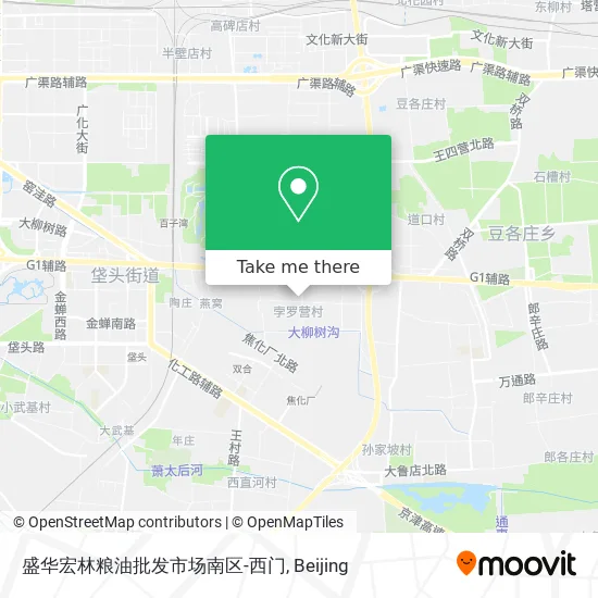 盛华宏林粮油批发市场南区-西门 map