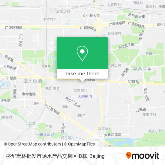 盛华宏林批发市场水产品交易区-D栋 map