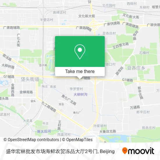 盛华宏林批发市场海鲜农贸冻品大厅2号门 map