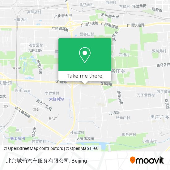 北京城翰汽车服务有限公司 map