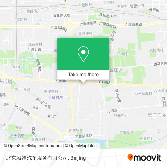 北京城翰汽车服务有限公司 map