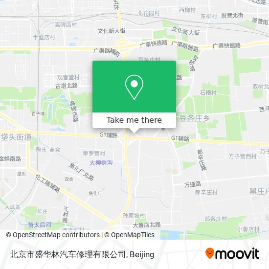 北京市盛华林汽车修理有限公司 map