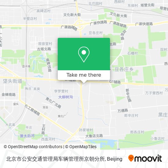 北京市公安交通管理局车辆管理所京朝分所 map