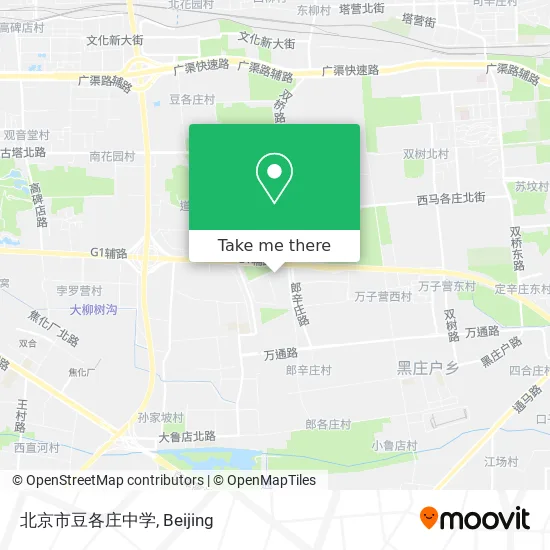 北京市豆各庄中学 map