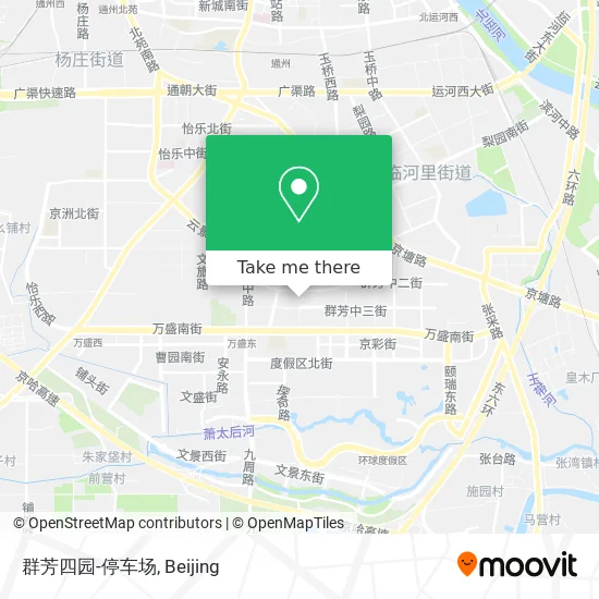 群芳四园-停车场 map