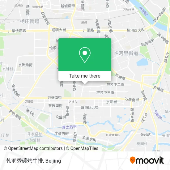 韩润秀碳烤牛排 map
