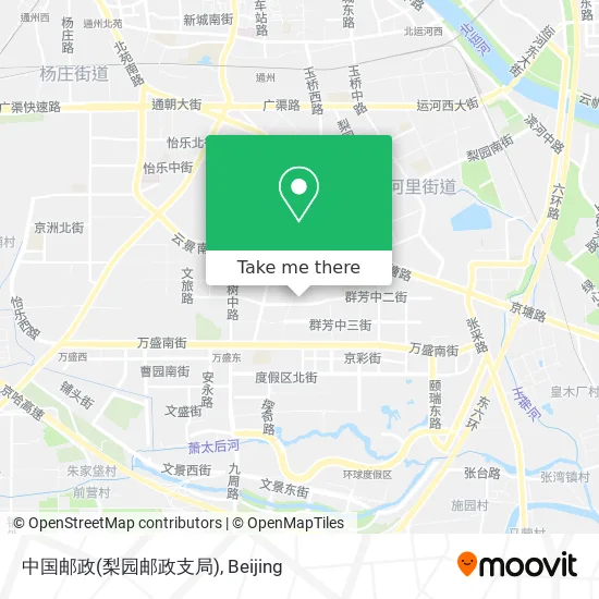 中国邮政(梨园邮政支局) map