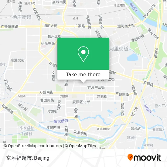 京添福超市 map