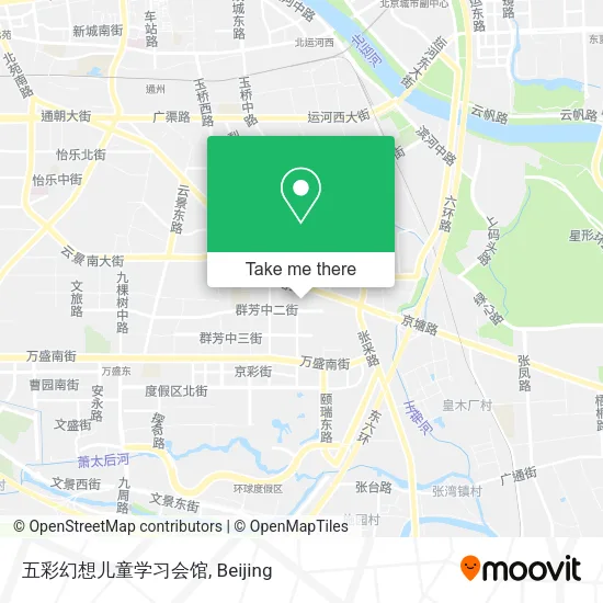 五彩幻想儿童学习会馆 map