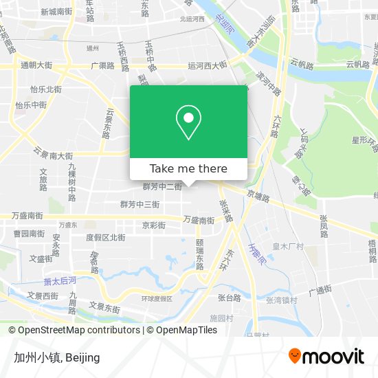 加州小镇 map
