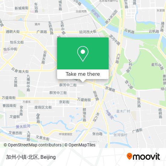 加州小镇-北区 map