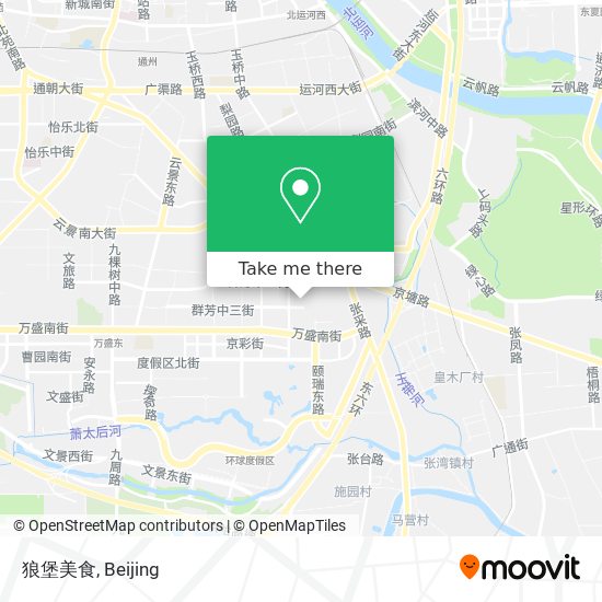 狼堡美食 map