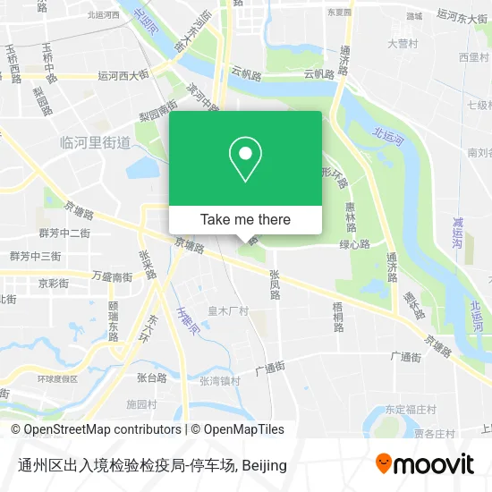 通州区出入境检验检疫局-停车场 map