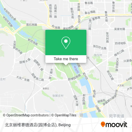 北京丽维赛德酒店(园博会店) map