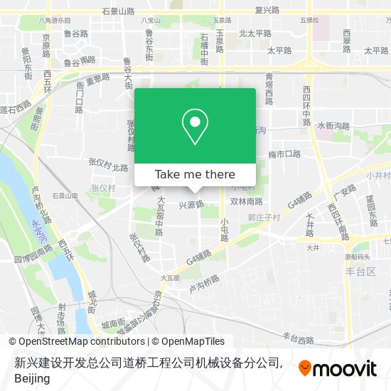 新兴建设开发总公司道桥工程公司机械设备分公司 map