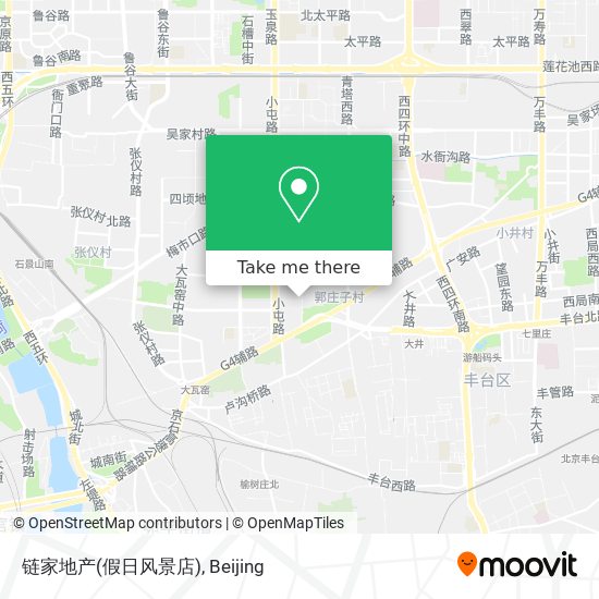 链家地产(假日风景店) map