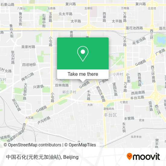 中国石化(元乾元加油站) map