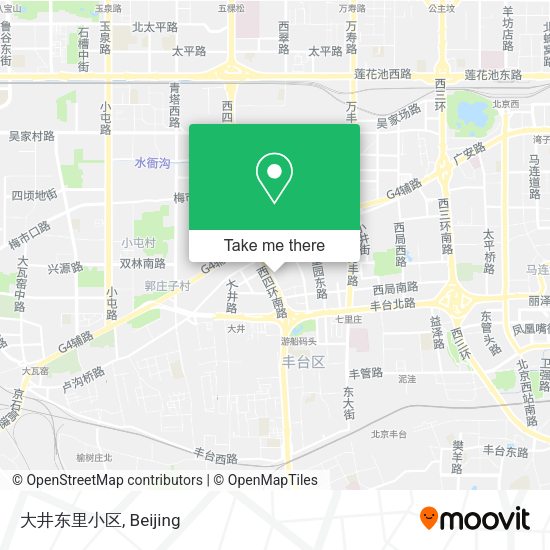 大井东里小区 map