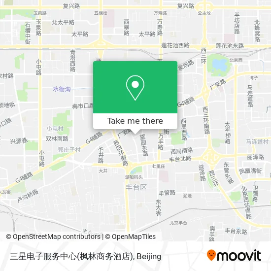 三星电子服务中心(枫林商务酒店) map