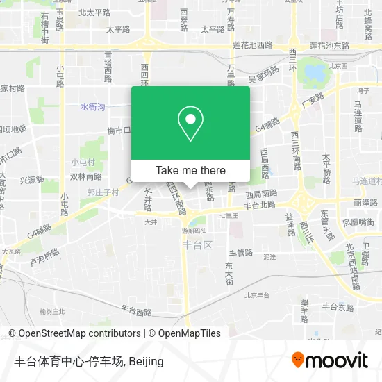 丰台体育中心-停车场 map