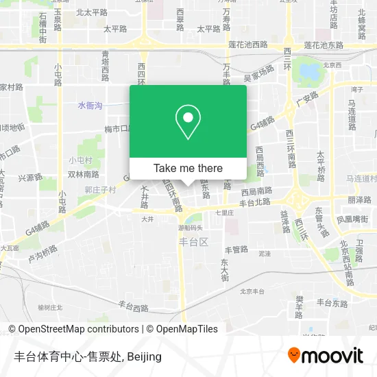 丰台体育中心-售票处 map