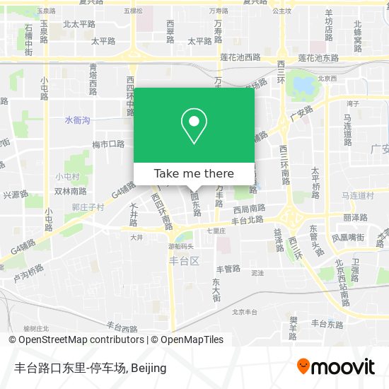 丰台路口东里-停车场 map