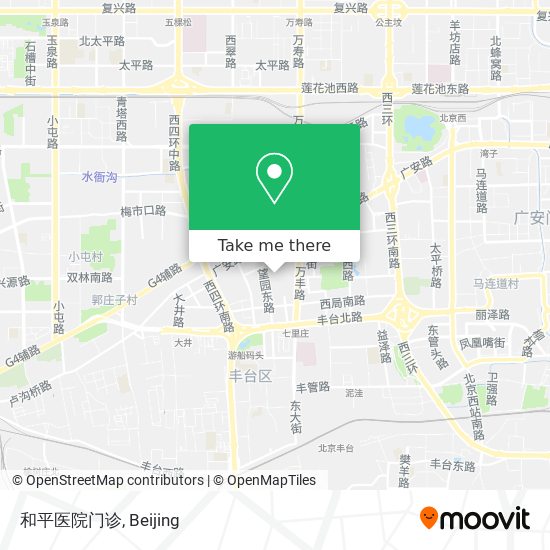 和平医院门诊 map