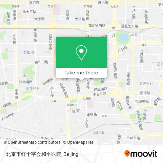北京市红十字会和平医院 map