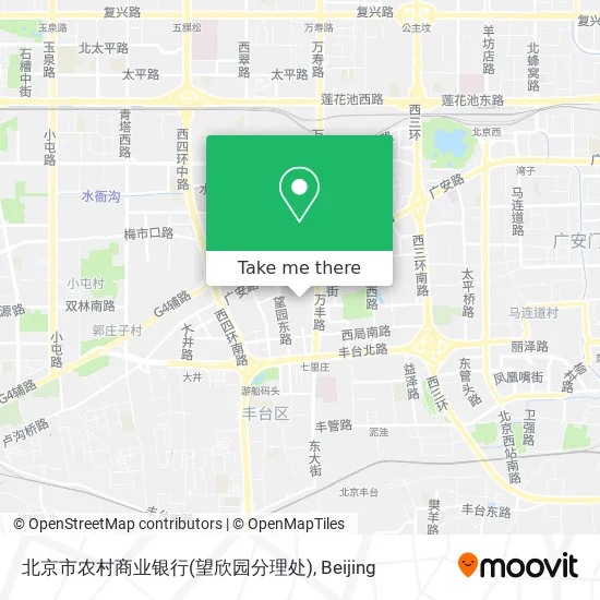 北京市农村商业银行(望欣园分理处) map