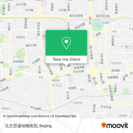 北京思诚动物医院 map