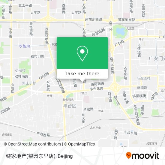 链家地产(望园东里店) map