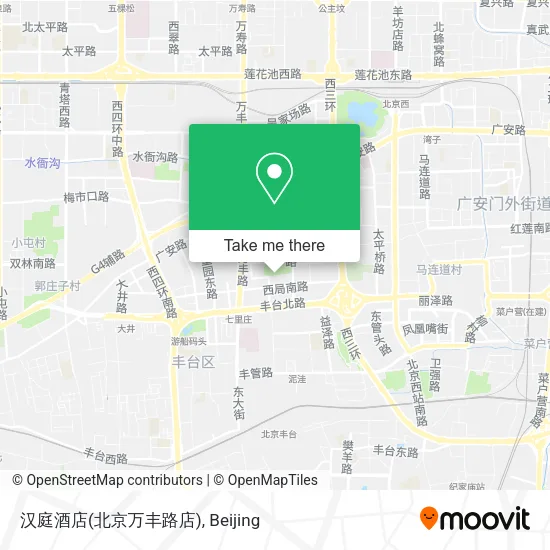 汉庭酒店(北京万丰路店) map