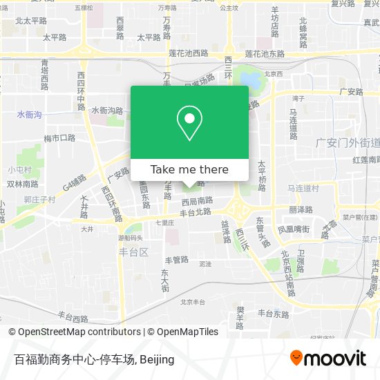 百福勤商务中心-停车场 map