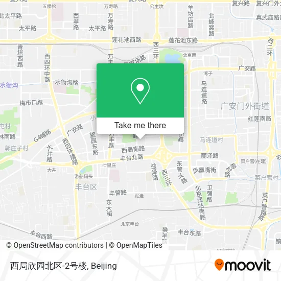 西局欣园北区-2号楼 map